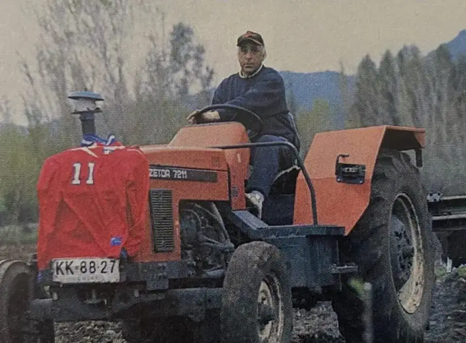 Labores de campo en los inicios de la viña